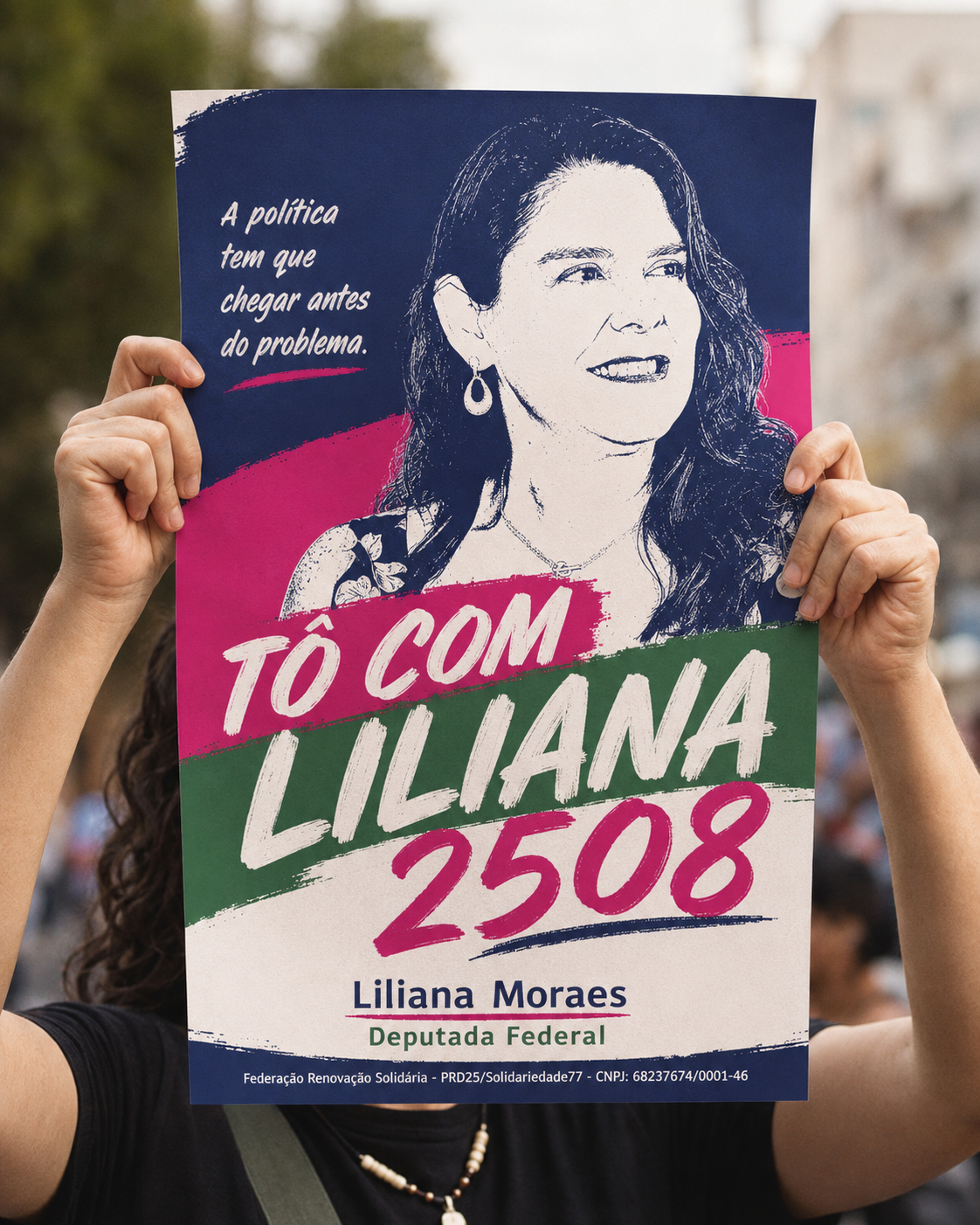 Material de campanha Liliana Moraes 2580
